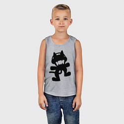 Майка детская хлопок MONSTERCAT, цвет: меланж — фото 2