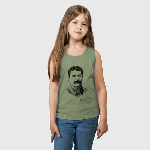 Детская майка Товарищ Сталин / Авокадо – фото 3