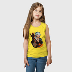 Майка детская хлопок Ведьмак, цвет: желтый — фото 2