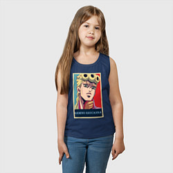 Майка детская хлопок Джорно Джованна, цвет: тёмно-синий — фото 2