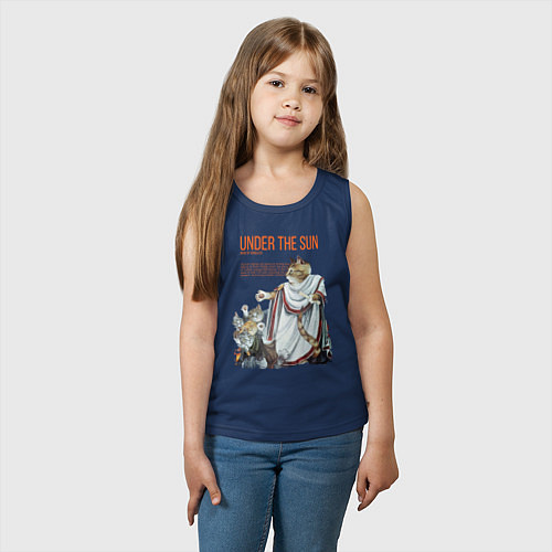 Детская майка Under the Sun / Тёмно-синий – фото 3