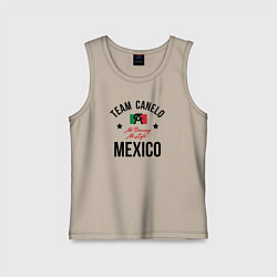 Майка детская хлопок Team Canelo, цвет: миндальный