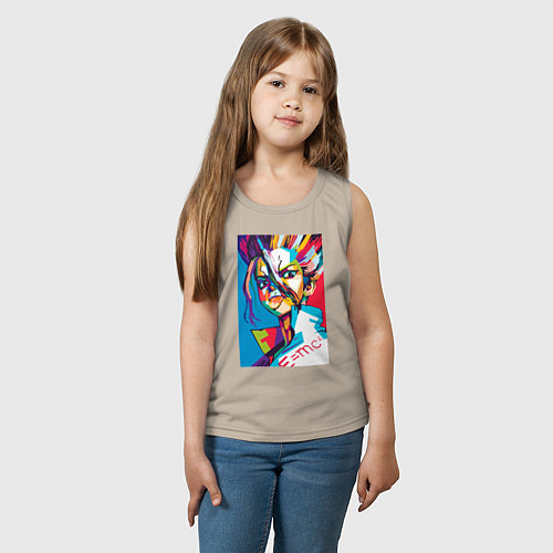 Детская майка EMC2 Аниме Доктор Стоун / Миндальный – фото 3