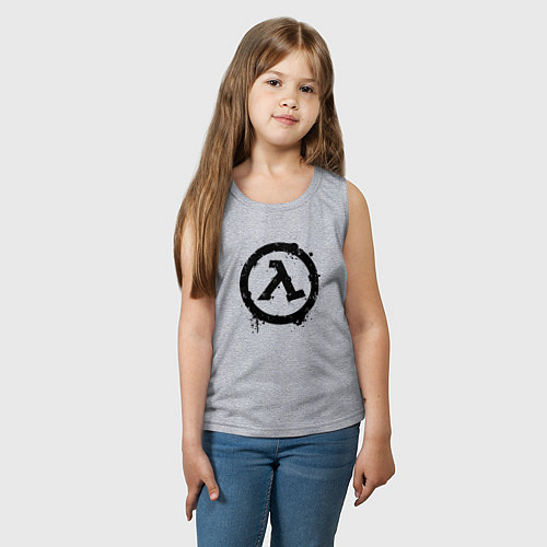 Детская майка HALF-LIFE / Меланж – фото 3