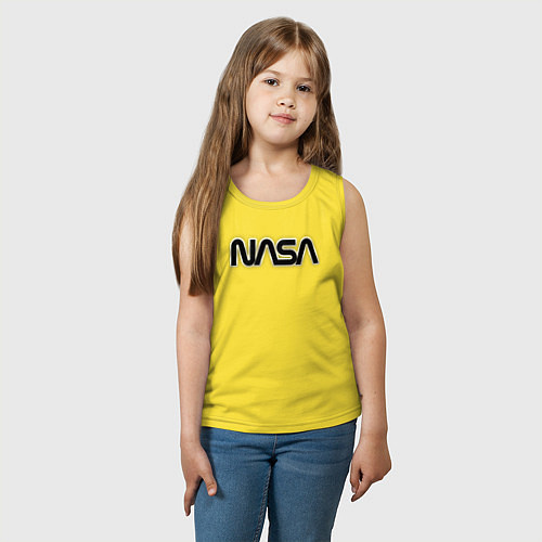 Детская майка NASA / Желтый – фото 3