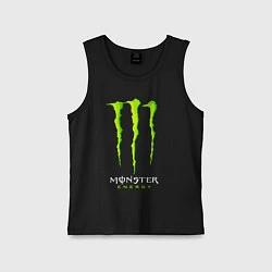 Майка детская хлопок MONSTER ENERGY, цвет: черный