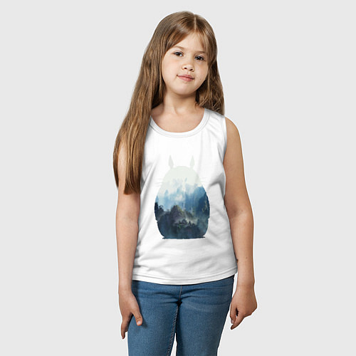 Детская майка Тоторо / Белый – фото 3