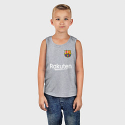 Майка детская хлопок BARCELONA, цвет: меланж — фото 2