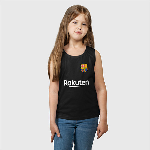 Детская майка BARCELONA / Черный – фото 3