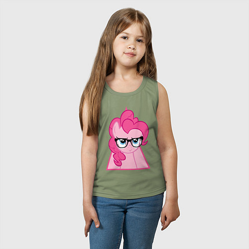 Детская майка Pinky Pie hipster / Авокадо – фото 3