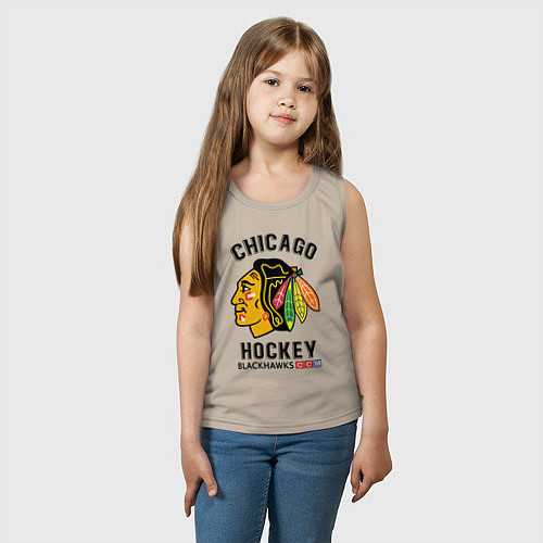 Детская майка CHICAGO BLACKHAWKS NHL / Миндальный – фото 3