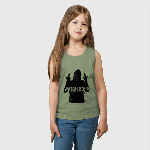 Детская майка Watch dogs 2 Z / Авокадо – фото 3