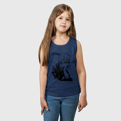 Детская майка Моя геройская академия / Тёмно-синий – фото 3