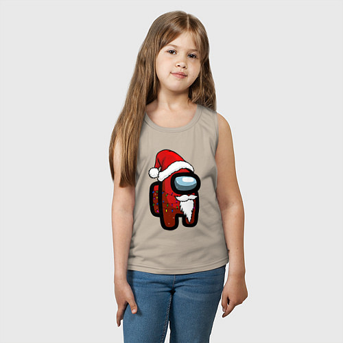 Детская майка Among Us / Миндальный – фото 3