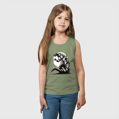 Детская майка Годзилла / Авокадо – фото 3