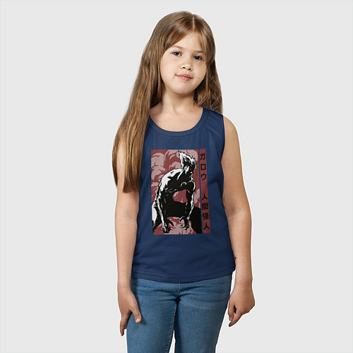 Детская майка Garou / Тёмно-синий – фото 3