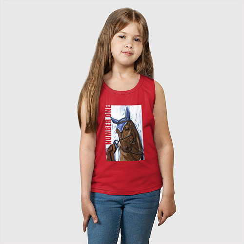 Детская майка Number one / Красный – фото 3