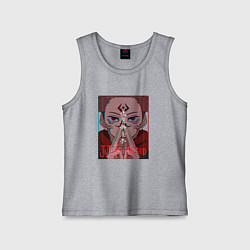 Майка детская хлопок Итадори, цвет: меланж