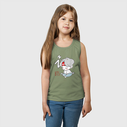 Детская майка BTS sleep / Авокадо – фото 3