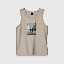 Майка детская хлопок Pink Floyd, цвет: миндальный