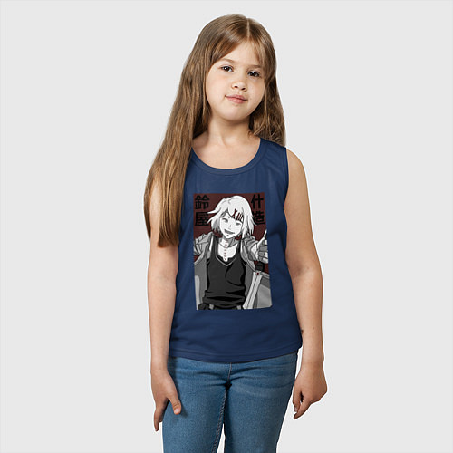 Детская майка Джузо Сузуя / Тёмно-синий – фото 3