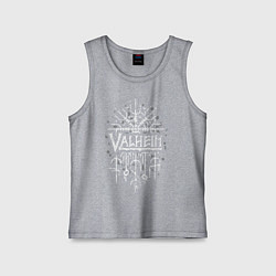 Майка детская хлопок Valheim, цвет: меланж