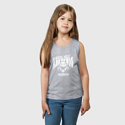 Майка детская хлопок DOOM Eternal, цвет: меланж — фото 2