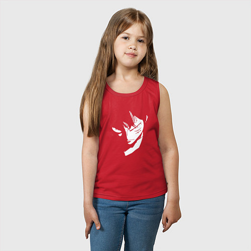 Детская майка Луффи из аниме One Piece / Красный – фото 3