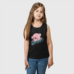 Майка детская хлопок Kirby, цвет: черный — фото 2