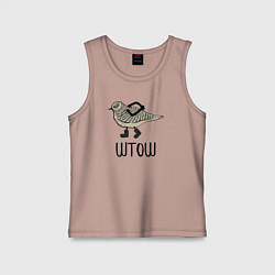 Майка детская хлопок Штош, цвет: пыльно-розовый