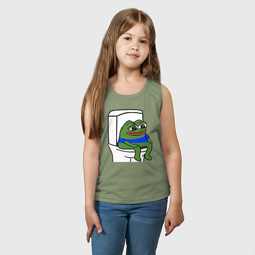 Детская майка Лягушонок пепе / Авокадо – фото 3