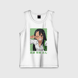 Майка детская хлопок Нагаторо Сан, цвет: белый