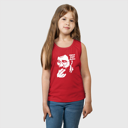 Детская майка DDT Юрий Шевчук / Красный – фото 3