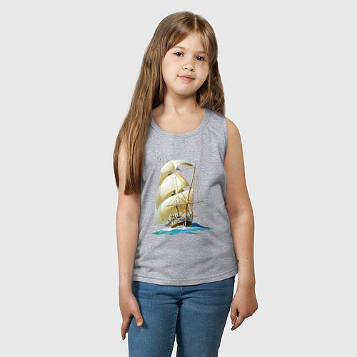 Детская майка Вперед к мечте / Меланж – фото 3