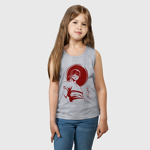 Детская майка Ророноа Зоро One Piece / Меланж – фото 3