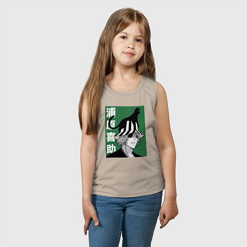 Детская майка Учёный Урахара / Миндальный – фото 3