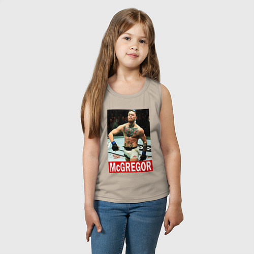 Детская майка Конор МакГрегор McGregor / Миндальный – фото 3