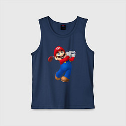 Детская майка Марио - крутейший гольфист Super Mario