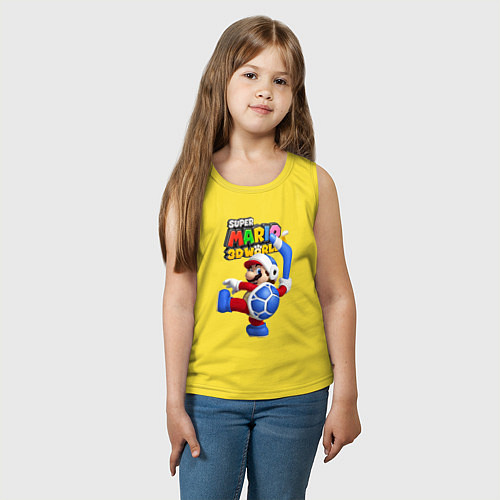 Детская майка Super Mario 3D World Boomerang / Желтый – фото 3