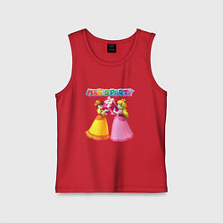Майка детская хлопок Mario Party Nintendo, цвет: красный