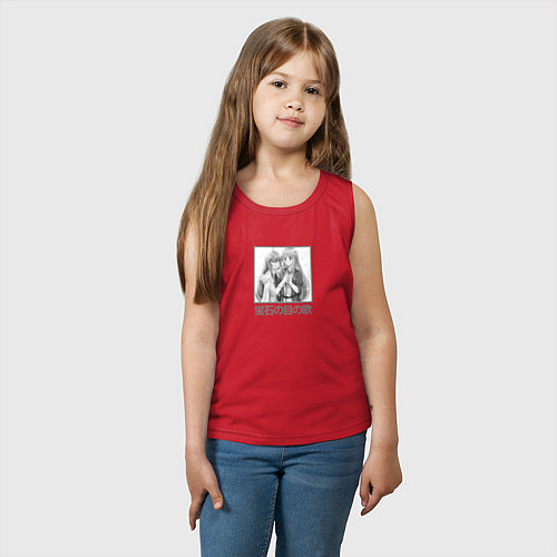 Детская майка Виви и Эстелла Vivy Fluorite Eyes Song / Красный – фото 3