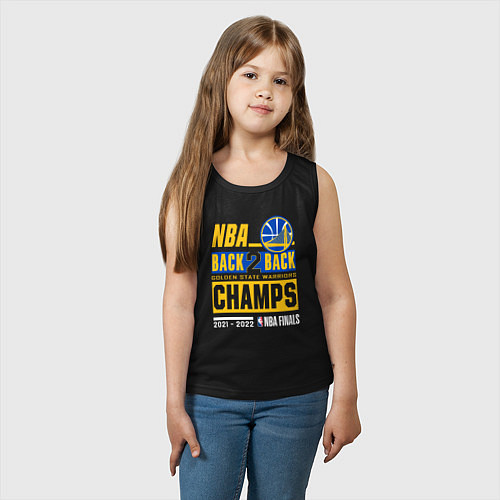 Детская майка GOLDEN STATE WARRIORS NBA CHAMPION / Черный – фото 3