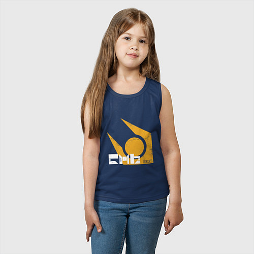 Детская майка Half life - city 17 / Тёмно-синий – фото 3