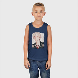 Майка детская хлопок Тэн Куджо - Семёрка идолов, цвет: тёмно-синий — фото 2