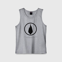 Майка детская хлопок The Flame in All of Us - Thousand Foot Krutch, цвет: меланж