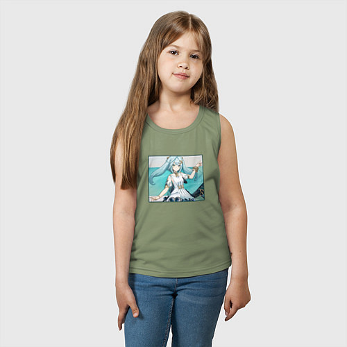 Детская майка Фарузан Геншин импакт / Авокадо – фото 3