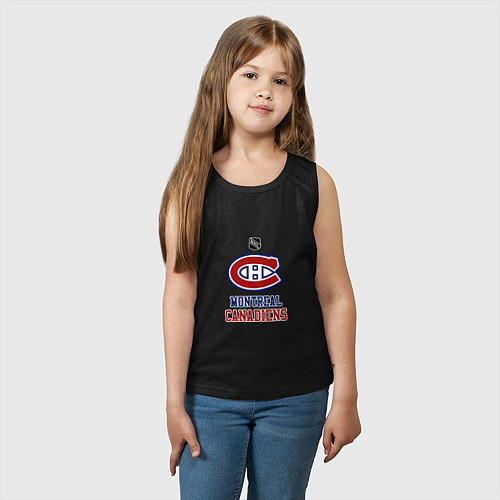 Детская майка Монреаль Канадиенс - НХЛ / Черный – фото 3