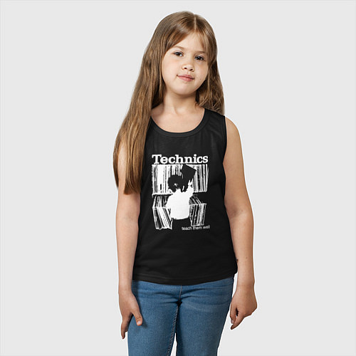 Детская майка Tichnics music / Черный – фото 3