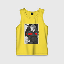 Майка детская хлопок Леон с базукой - Resident, цвет: желтый