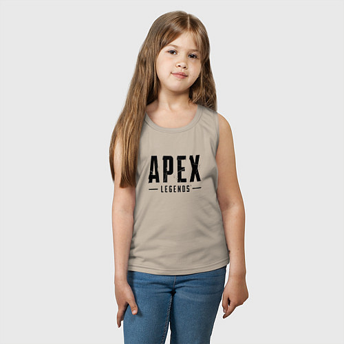 Детская майка Apex Legends логотип / Миндальный – фото 3